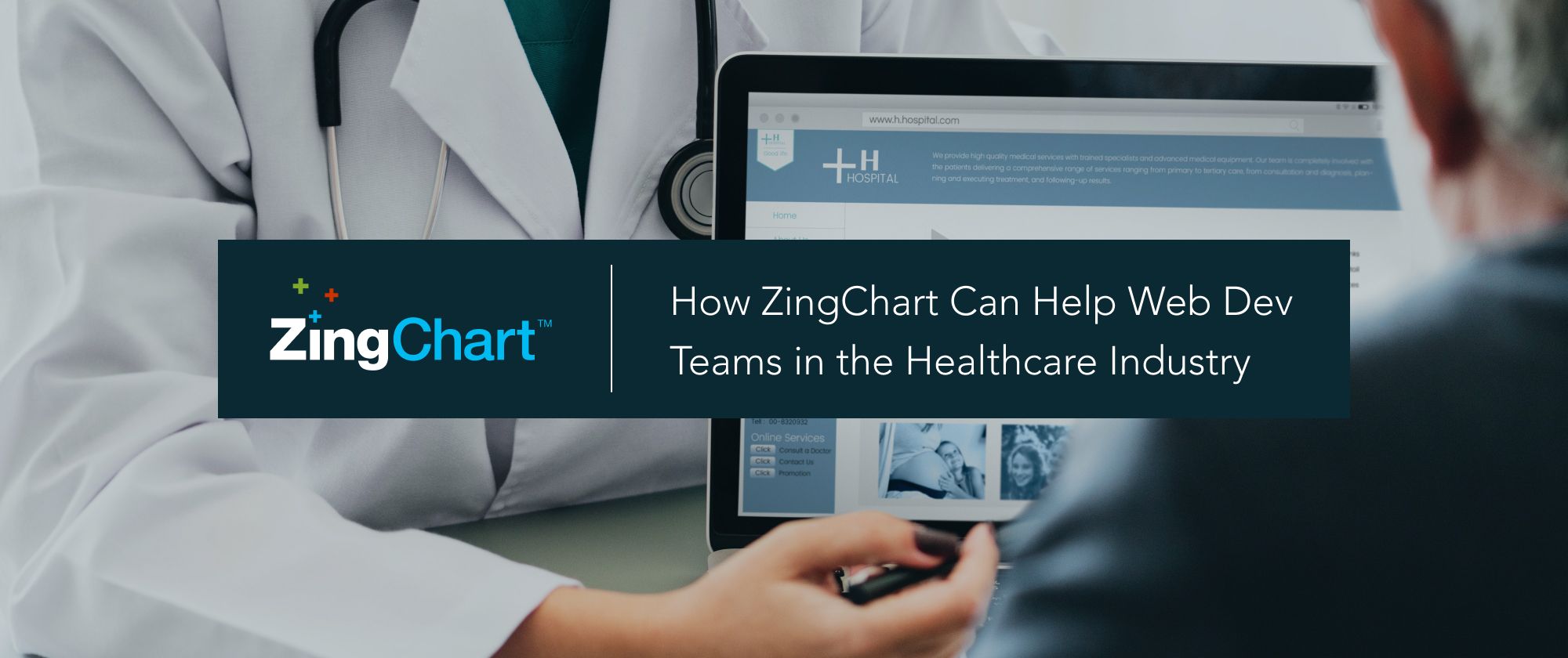 Cover image for 'How ZingChart Can Help Web Dev Teams in the Healthcare Industry' blog post